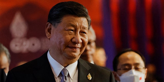 Chinese President Xi Jinping looks on as he attends a session during the G-20 summit in Nusa Dua, on the Indonesian resort island of Bali, last November.  16, 2022.