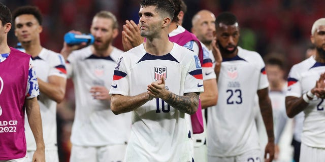 Christian Pulisic of the U.S. during a FIFA World Cup Qatar 2022 Group B match against Wales at Ahmad Bin Ali Stadium Nov. 21, 2022 in Doha, Qatar.