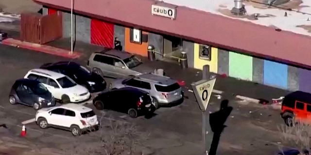 Club Q is seen on Sunday, Nov. 20, hours after a gunperson opened fire inside.
