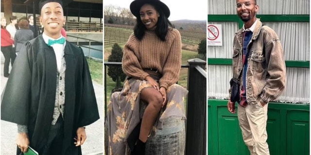 From left to right: Courtez Hall, Kadence Florence, Jordan Marshall