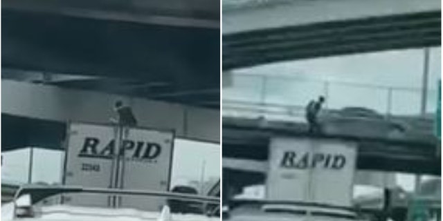 Texas man falls to death after dancing on top of moving truck.
