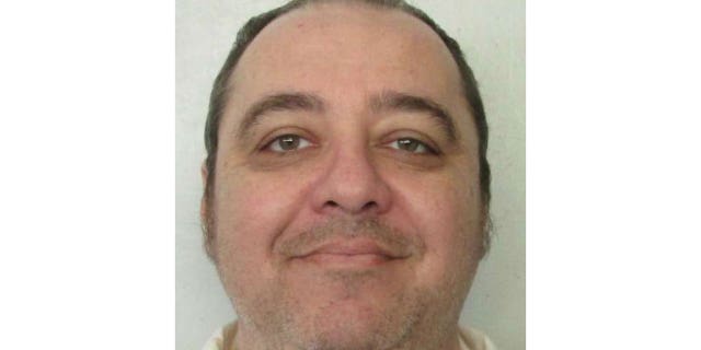 This photo provided by Alabama Department of Corrections shows inmate Kenneth Eugene Smith, who was convicted in a 1988 murder-for-hire slaying of a preacher’s wife. Smith, 57, is scheduled to receive a lethal injection at a south Alabama prison on Nov. 17, 2022.