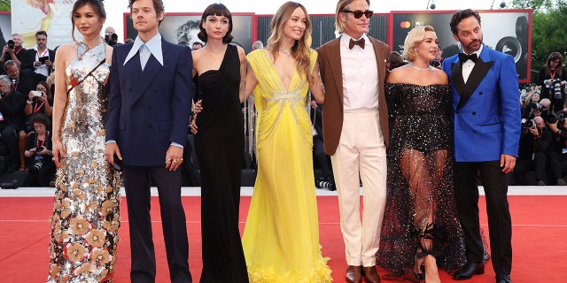 "Don't Worry Darling" cast at the Venice Film Festival.