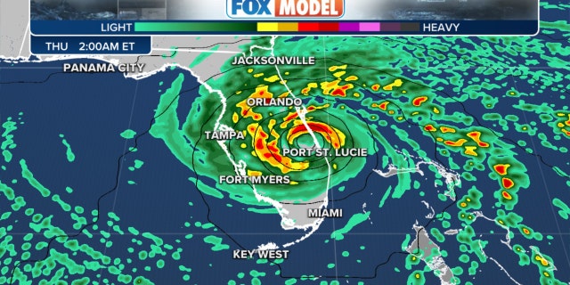 The Fox News model for Florida early Thursday morning