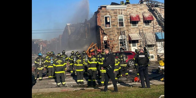 A large group of firefighters were deployed to the scene.