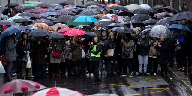 The relatives and family of a 12-year-old Parisian girl who was brutally killed and found in a plastic box is leading a silent march in her honor, through the neighborhood where young Lola lived, in Paris, on Nov. 16, 2022.
