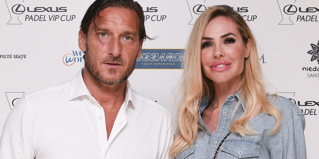 FILE Francesco Totti and wife Ilary Blasi