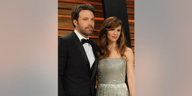 Jennifer Garner with Ben Affleck at 2014 Vanity Fair party