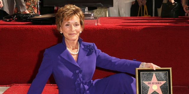 Judge Judy Sheindlin received a star on the Hollywood Walk of Fame in 2014.