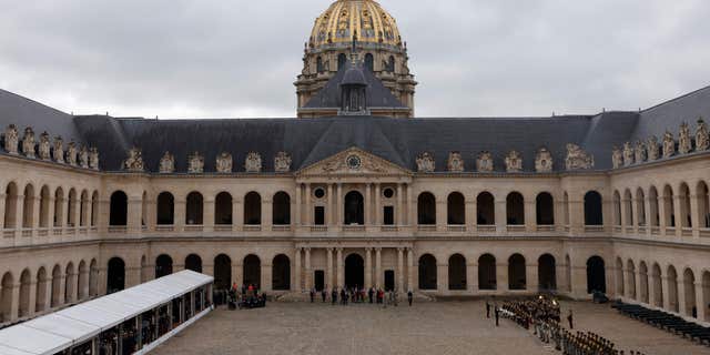This photograph taken October 18, 2022, shows the Invalides in Paris.