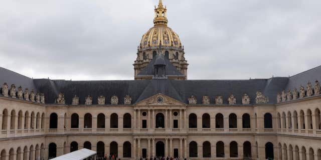 This photograph taken October 18, 2022, shows the Invalides in Paris.