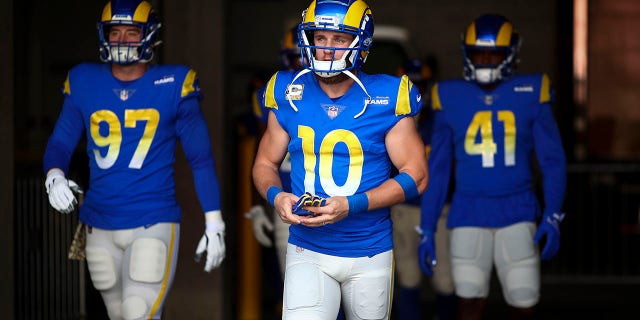 Los Angeles Rams' Cooper Kupp before the Buccaneers game at Raymond James Stadium on Nov. 6, 2022 in Tampa, Florida.