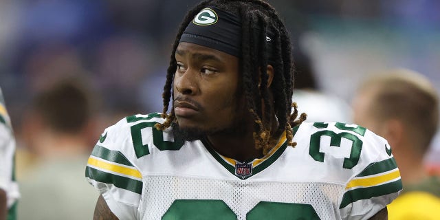 Matt LaFleur explains decision to cut Kylin Hill: 'Being a member of the Green Bay Packers, it’s a privilege' 2 Green Bay Packers running back Kylin Hill, #32, is seen during the first half of an NFL football game against the Detroit Lions in Detroit on Sunday, Nov. 6, 2022.