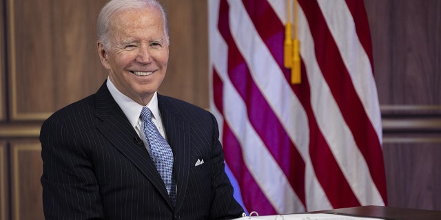 During his speech Biden also took aim at Republican-lead states that limit transition surgeries for minors.
