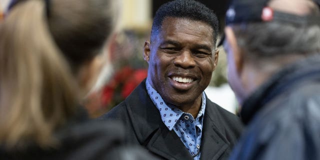 Republican Senate candidate Herschel Walker speaks to supporters during a rally on November 21, 2022 in Milton, Georgia. 