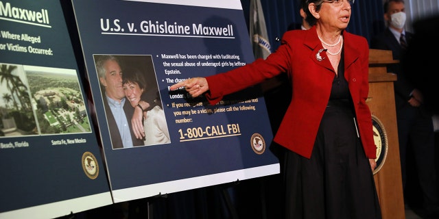 United States Attorney for the Southern District of New York Audrey Strauss speaks to the media at a news conference on July 2, 2020 in New York City. 