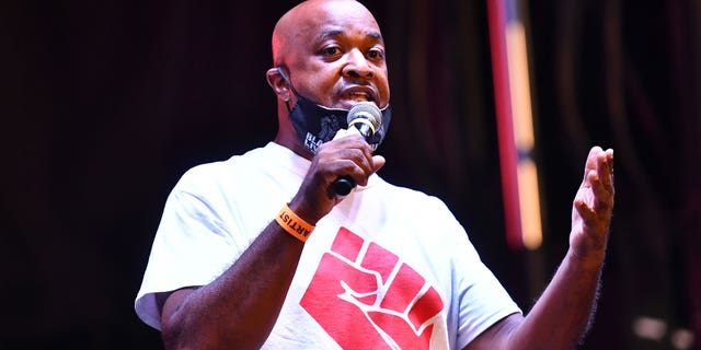 Former Democratic Georgia Congressman Kwanza Hall endorsed Republican Brian Kemp for re-election over his fellow Democrat, Stacey Abrams.