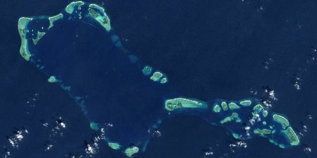 Sabina Shoal, also known as Escoda Shoal, Spratly Islands, West Philippine Sea. 