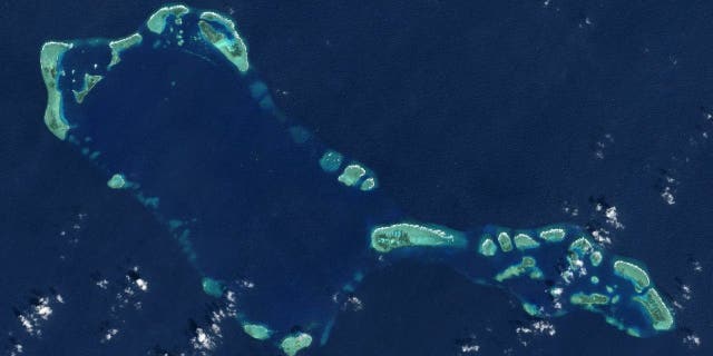 Sabina Shoal, also known as Escoda Shoal, Spratly Islands, West Philippine Sea. 