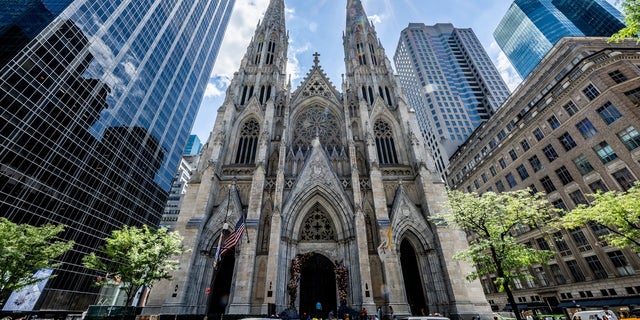 A view of St. Patrick's Cathedral on June 29, 2022, in New York City. 