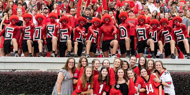 Fans of the Georgia Bulldogs