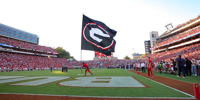 A view of Samford Stadium in Athens, GA