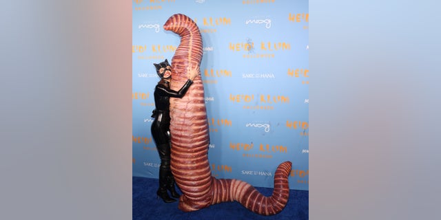 Leni and Heidi Klum attend Heidi Klum's 2022 Halloween party.