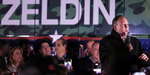 Gubernatorial Republican nominee for New York Rep. Lee Zeldin, R-New York, at Privé on November 01, 2022 in the Staten Island borough in New York City. 