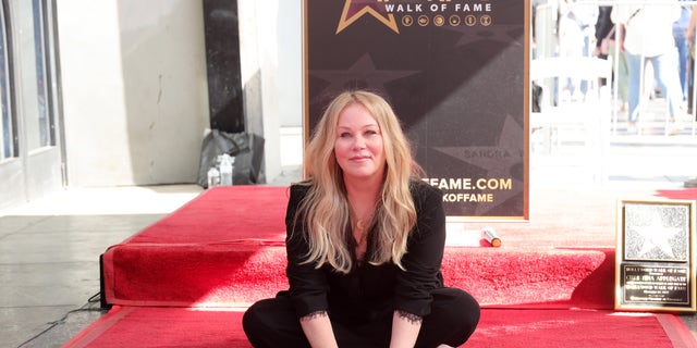 Christina Applegate was honored with a star on the Hollywood Walk of Fame earlier this year. 