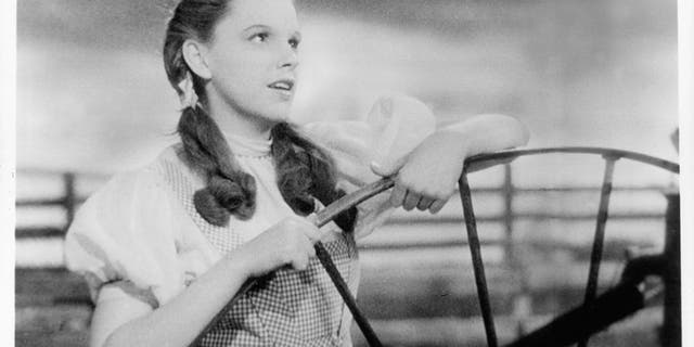 Garland was presented with a special Academy Juvenile Award in 1940, for her performance in "The Wizard of Oz." Here Garland appears in a scene from the 1939 film, performing "Over the Rainbow." The tune won an Oscar for best original song and is considered by many critics the greatest song in American history.