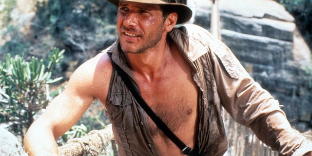 Harrison Ford is photographed from the second "Indiana Jones" film, "Indiana Jones and the Temple Of Doom."