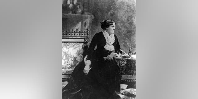 Circa 1870: Writer Louisa May Alcott (1832-1888), born in Philadelphia. Her books include "Little Women" (1868), which drew on her own experiences.