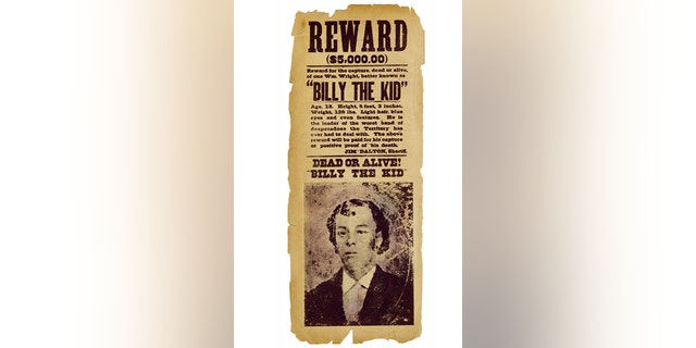 Billy the Kid is shown here in this wanted poster. "Reward for the capture, dead or alive, of one Wm. Wright, better known as Billy the Kid," the notice reads. The text goes on: "Age 18. Height, 5 feet, 3 inches. Weight, 125 lbs. Light hair, blue eyes and even features. He is the leader of the worst band of desperadoes the Territory has ever had to deal with … Jim Dalton, Sheriff." Approx. 1877. (Fototeca Gilardi/Getty Images)