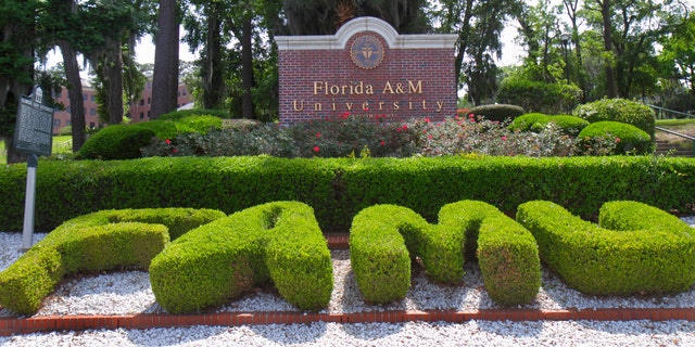 Florida A&amp;M University entrance sign. 
