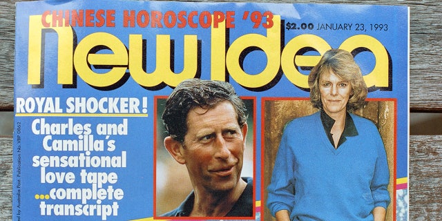 Picture showing the front page of the weekly magazine New Idea dated Jan. 13, 1993, which published a transcript believed to be a taped conversation between then-Prince Charles and his friend of 20 years Camilla Parker Bowles. Dubbed "Camillagate", the tape was recorded in 1990 and was said to be the reason Princess Diana ended her marriage with Charles. 