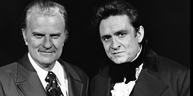 Minister Billy Graham, left, making an appearance on "The Johnny Cash Show," circa 1971. The pair remained close until Cash's death.