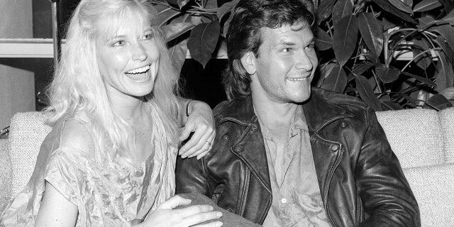 Lisa Niemi Swayze and Patrick Swayze sharing a laugh during happier times
