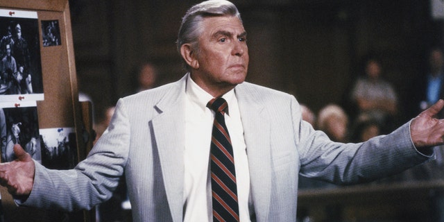Andy Griffith as Benjamin Matlock in "Matlock." The actor passed away in 2012 at age 86.
