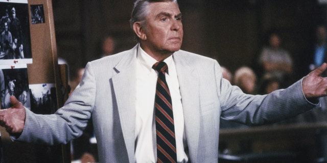 Andy Griffith as Benjamin Matlock in "Matlock." The actor passed away in 2012 at age 86.