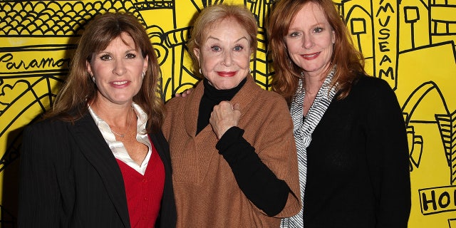 From left: Judy Norton, Michael Learned, and Mary McDonough from ‘The Waltons’ in Hollywood. Learned told Fox News Digital she's still very close with her TV family.