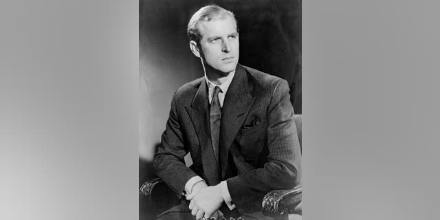 Lieutenant Philip Mountbatten, later HRH the Duke of Edinburgh, circa 1947. The press depicted the dashing royal as "a ladies man."