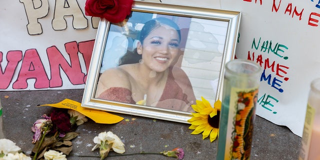 A picture of Army Spc. Vanessa Guillen is seen in Washington, D.C., July 14, 2020. Investigators said SPC Guillen was killed in an arms room at Fort Hood by another soldier, Aaron Robinson.