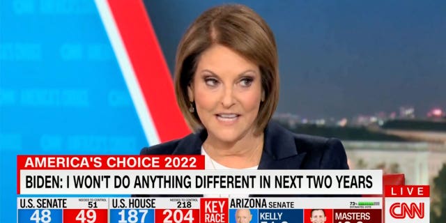 CNN political analyst Gloria Borger knocks President Biden for remarks he made at his post-midterm press conference.