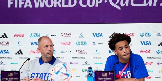Gregg Berhalter and Tyler Adams faced unusual questions during a press conference in Doha, Qatar, on Monday, November 28, 2022, one day before their match with Iran.