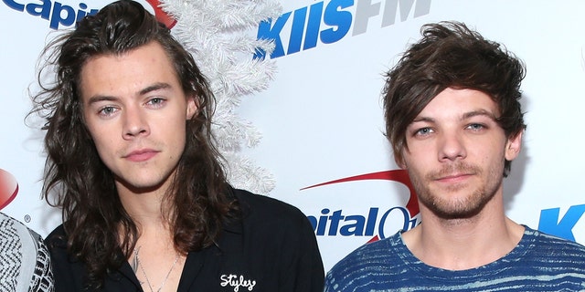 Louis Tomlinson, right, says there's no bad blood between him and Harry Styles, left, and he's proud of everything he's done.