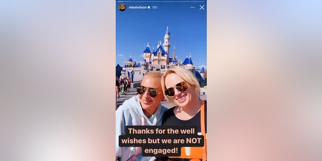 Rebel Wilson took to her Instagram story to show she and her girlfriend Ramona Agruma at Disneyland. She also added the couple is 
