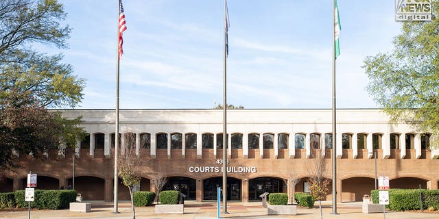 Exterior view of Henrico County courts building and jail where alleged shooter, Christopher Darnell Jones, Jr. is being held on Monday, November 14, 2022.