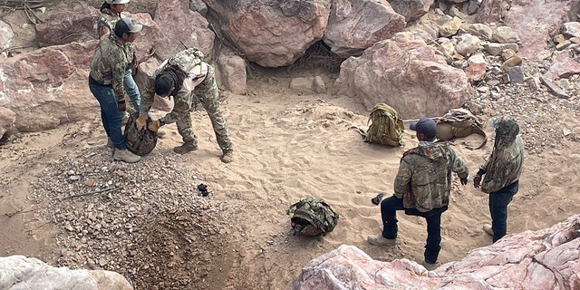 Texas DPS located the four illegal immigrants in the mountainous terrain of West Texas. 