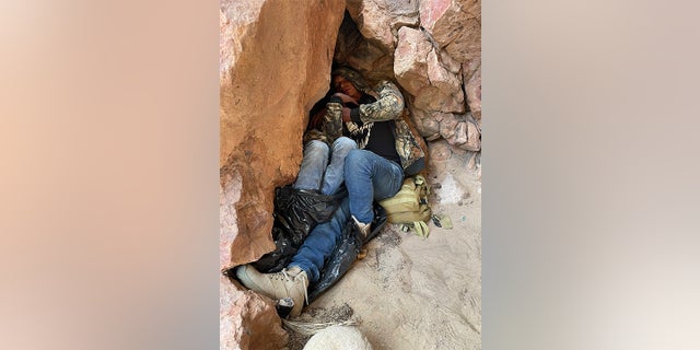 Texas DPS said several immigrants hid themselves within the canyons. 
