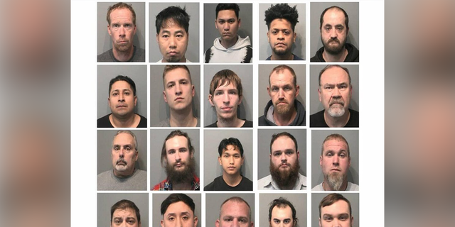 Indiana authorities arrested 20 suspects following a child sex sting operation that was conducted over the course of multiple days.